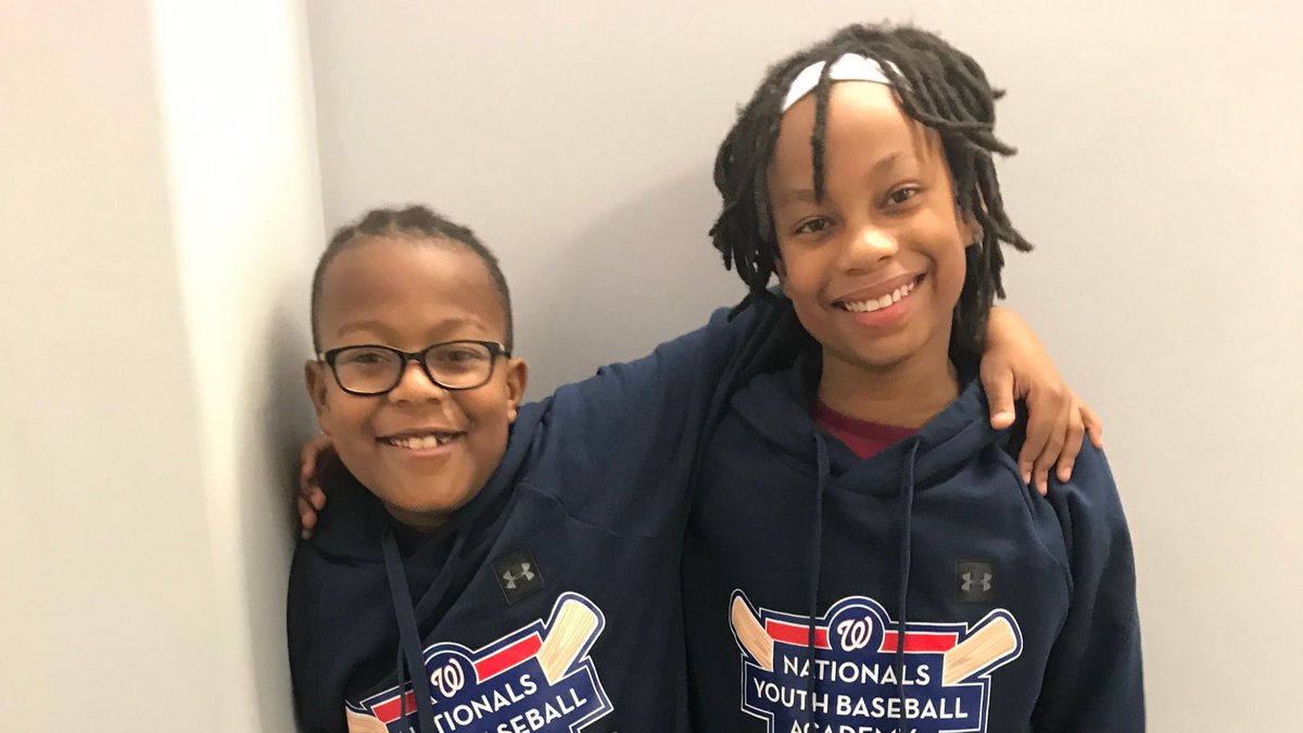 Nats4Good's tweet photo. Shout out to Scholar Athlete, London, for earning 5th grade valedictorian honors at her school!

London and her brother also earned "Sweatshirts for Straight A’s" earlier this year.

#NatsAcademy | #BeOutstanding https://t.co/Ty6AyXPLmf
