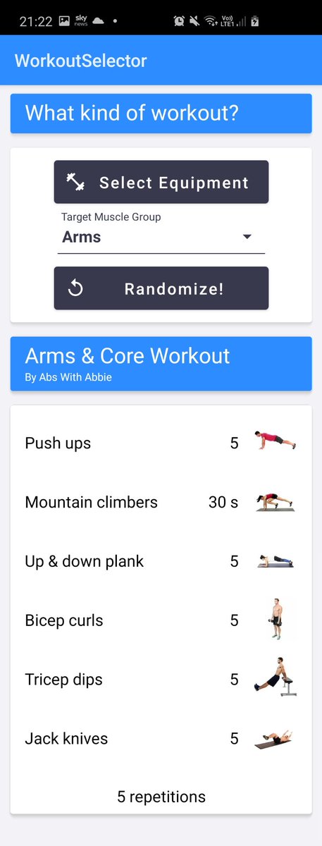 DevTuxedofish's tweet image. Day 16 of #100daysofcode
Finished the backend of this workout randomizer. Pretty much done I mean all I need now is actual content / workouts 🥳 #programminglogic