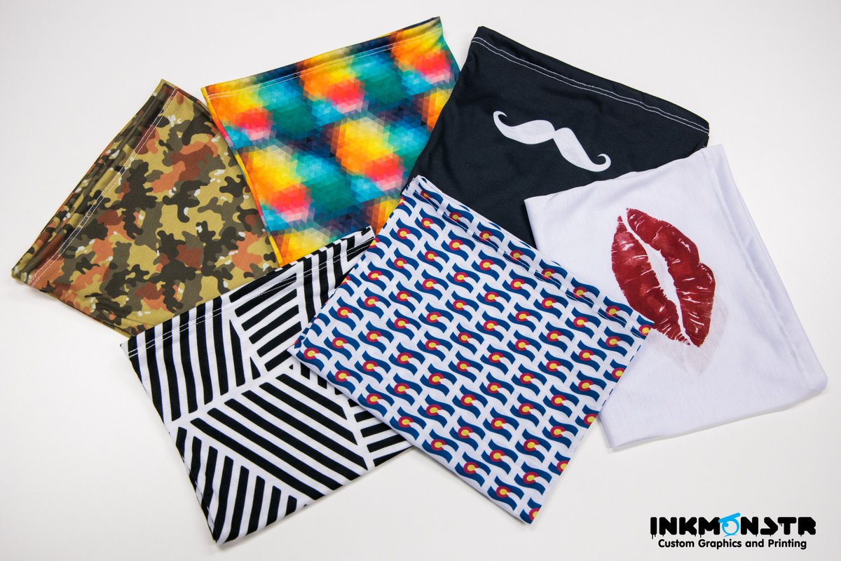 inkmonstr's tweet image. Stay cool and protected as the summer heats up with our neck buffs! Lighter and more breathable than our neck gaiters, they are perfect for summertime activities while we continue to #socialdistance.
.
#neckbuff #buffs