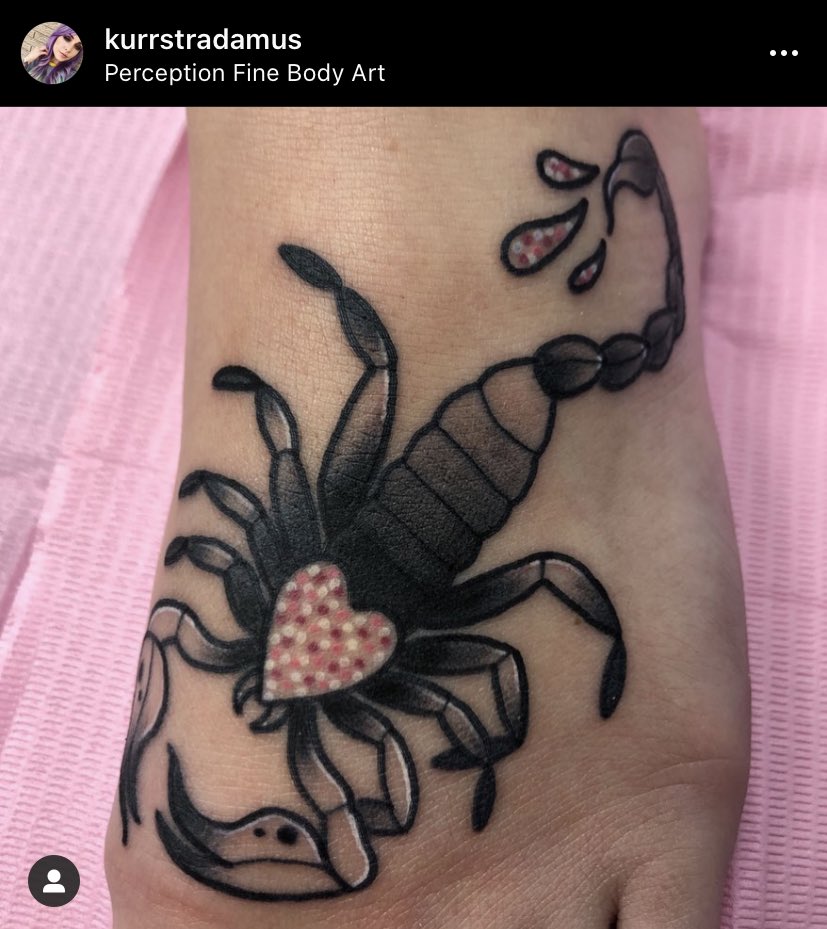 Pino Bros Ink  Traditional scorpion done by Arthur Hockmuth artsips  traditionalart traditionaltattoo oldschooltattoo tattooflash  girlswithtattoos skinart scorpion oldworkers artsips tattoo artist  pinobrosink cambridge  Facebook