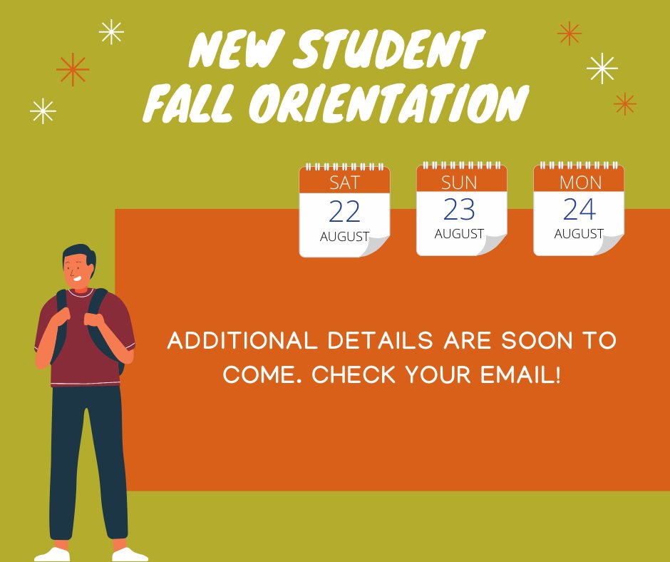 Fall 2020 move-in updates 📣 Whether you're a new or returning student, we can't wait to see you on campus! Be sure to check your email. Contact <a href="/NC_ResLife/">NC_ResLife</a> with any questions!