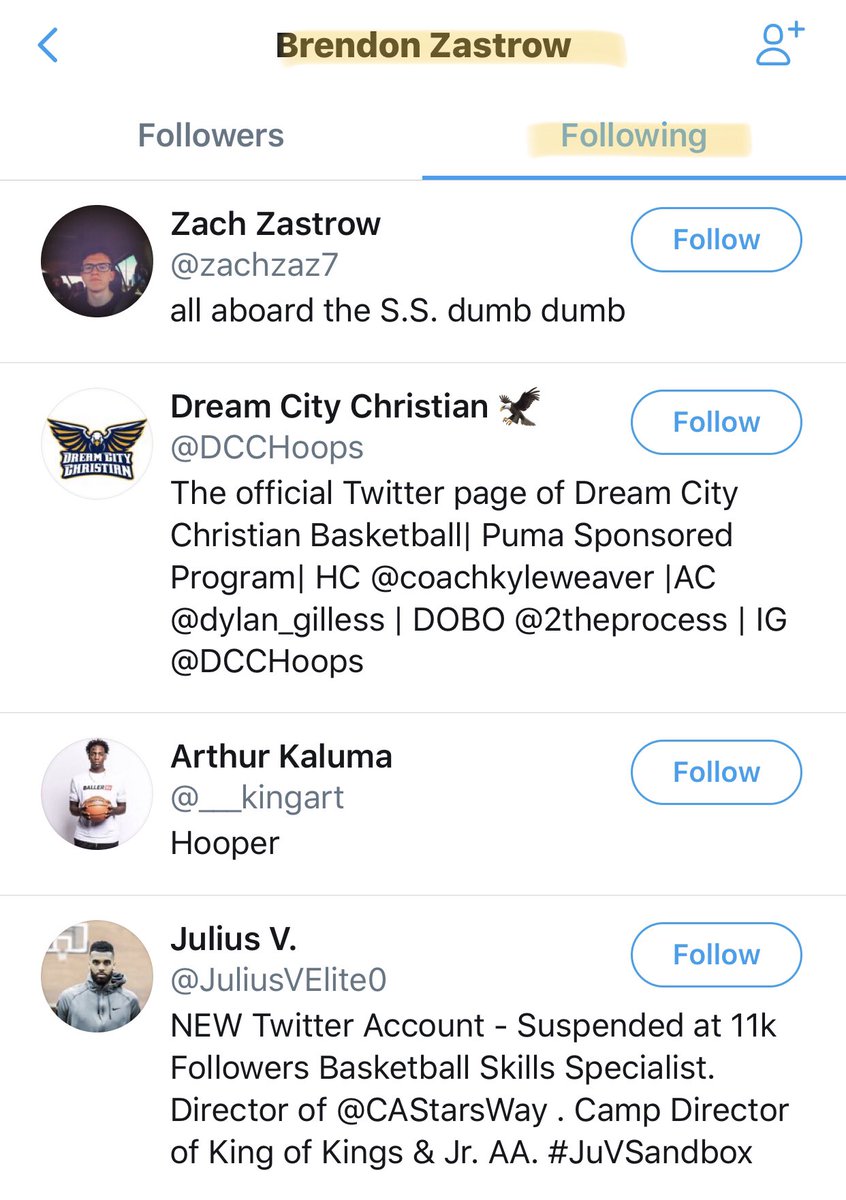 11) Whoa. That’s a lot of followers! I wonder who they are....Ok now wait just one minute - that’s  @brendonzastrow, the Chief Operating Officer for  @dreamcitychurch...