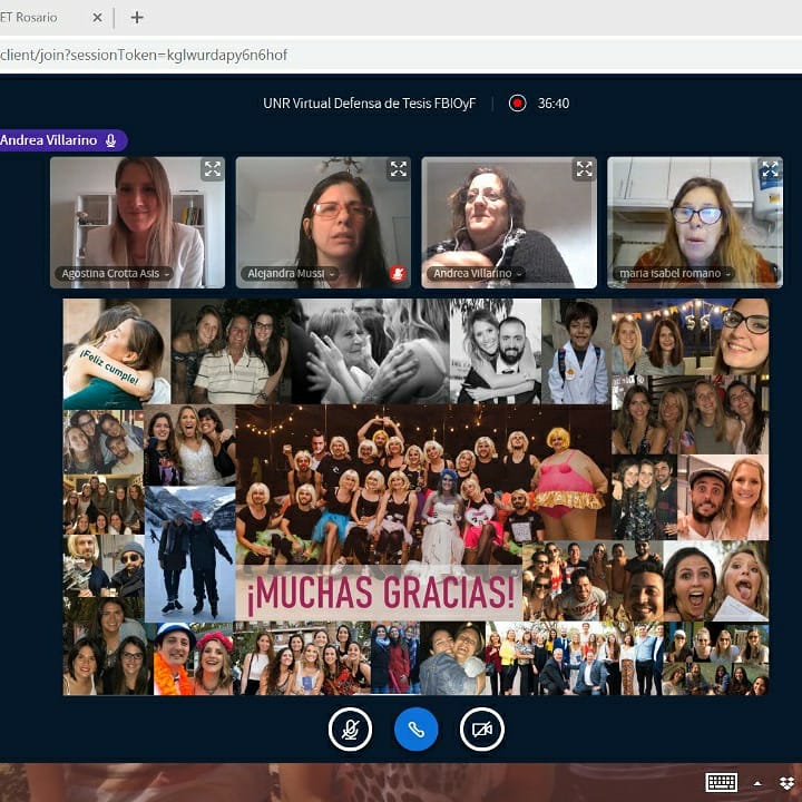 NUEVA GRADUADA EN TIEMPO DE COVID
👩‍🎓Agustina Crotta defendió su tesis de forma online desde los Países Bajos, ya que permanece en este país, a causa de la pandemia.
👏🥰Felicitaciones a la nueva Dra. En Ciencias Biológicas que no bajó los brazos y obtuvo si título de posgrado.
