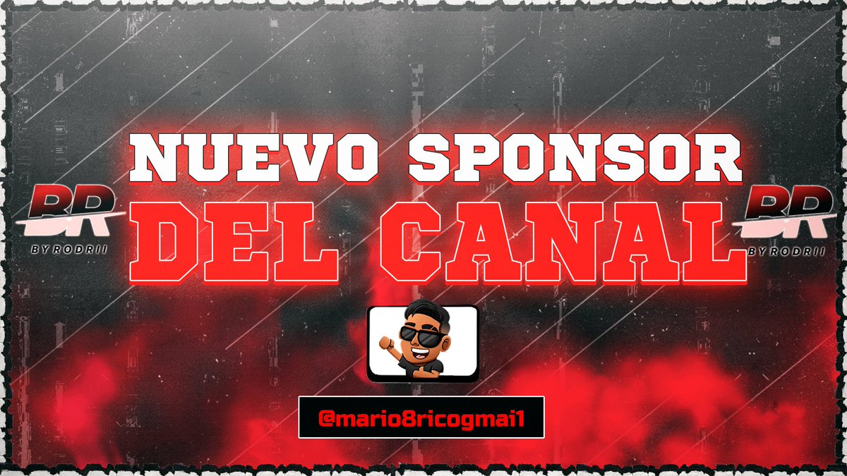 ByRodrii_YT's tweet photo. Anuncio al Segundo Sponsor del Canal 🤩
🔥¡¡𝗕𝗜𝗘𝗡𝗩𝗘𝗡𝗜𝗗𝗢!!🔥
@mario8ricogmai1
Una gran persona y buen amigo, siempre con el carisma y la buena onda presente. 🤠
Es un honor tenerte en el Canal.
#RodriiArmy ⚡ https://t.co/8yd08ChOva