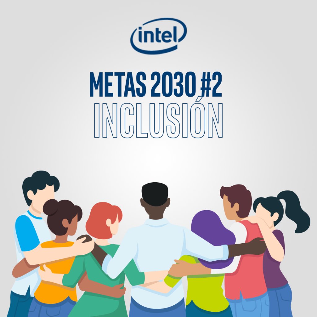 intel_la's tweet photo. Intel busca evolucionar y aprender, aliando la tecnología al crecimiento. ¡Mira nuestras #Metas2030! #Risewithus https://t.co/8nHY28oFx7