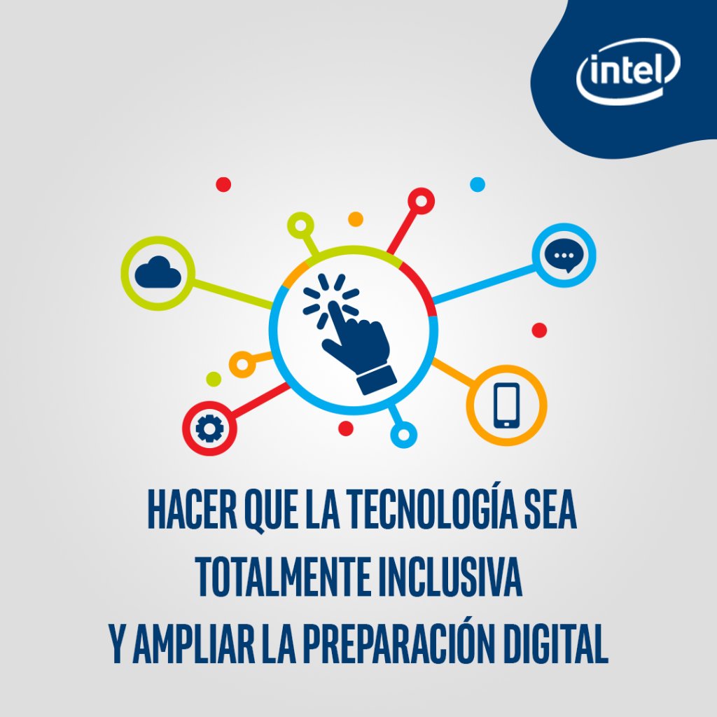 intel_la's tweet photo. Intel busca evolucionar y aprender, aliando la tecnología al crecimiento. ¡Mira nuestras #Metas2030! #Risewithus https://t.co/8nHY28oFx7