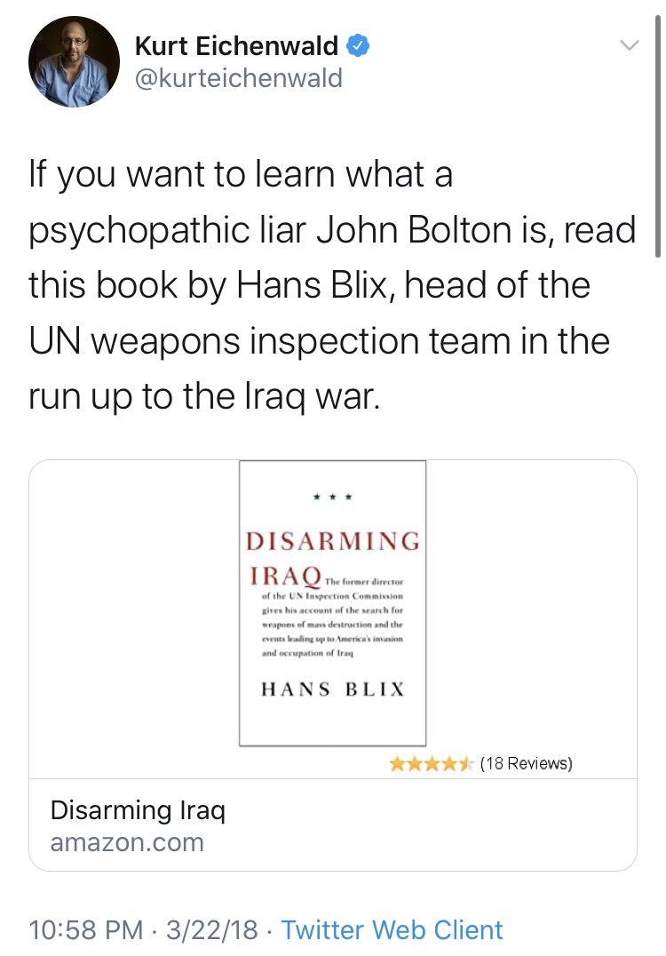 And the usual suspects chimed in with the same concerns. Wouldn’t you imagine that it’s not a good idea to trust a “psychopathic liar”  @kurteichenwald?