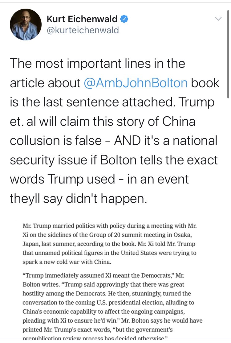 And the usual suspects chimed in with the same concerns. Wouldn’t you imagine that it’s not a good idea to trust a “psychopathic liar”  @kurteichenwald?