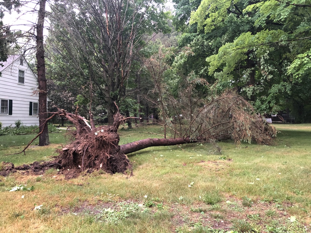 RahrOne's tweet image. Storm damage Wellsville NY. @NWSBUFFALO #BUFWX