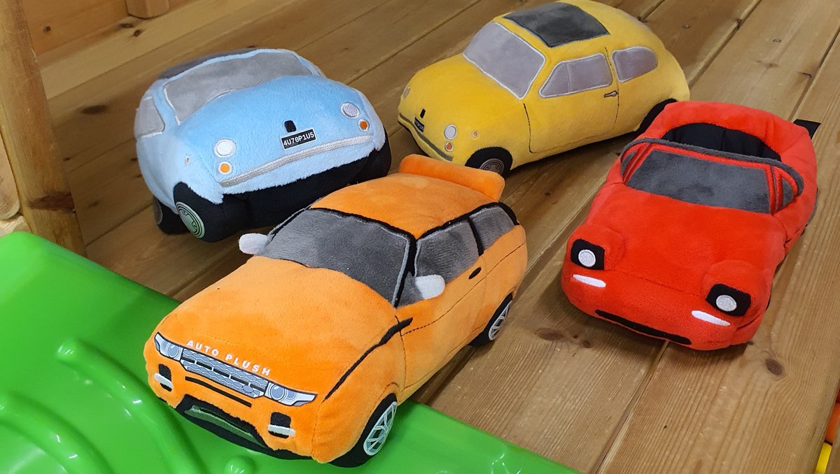 car plushies
