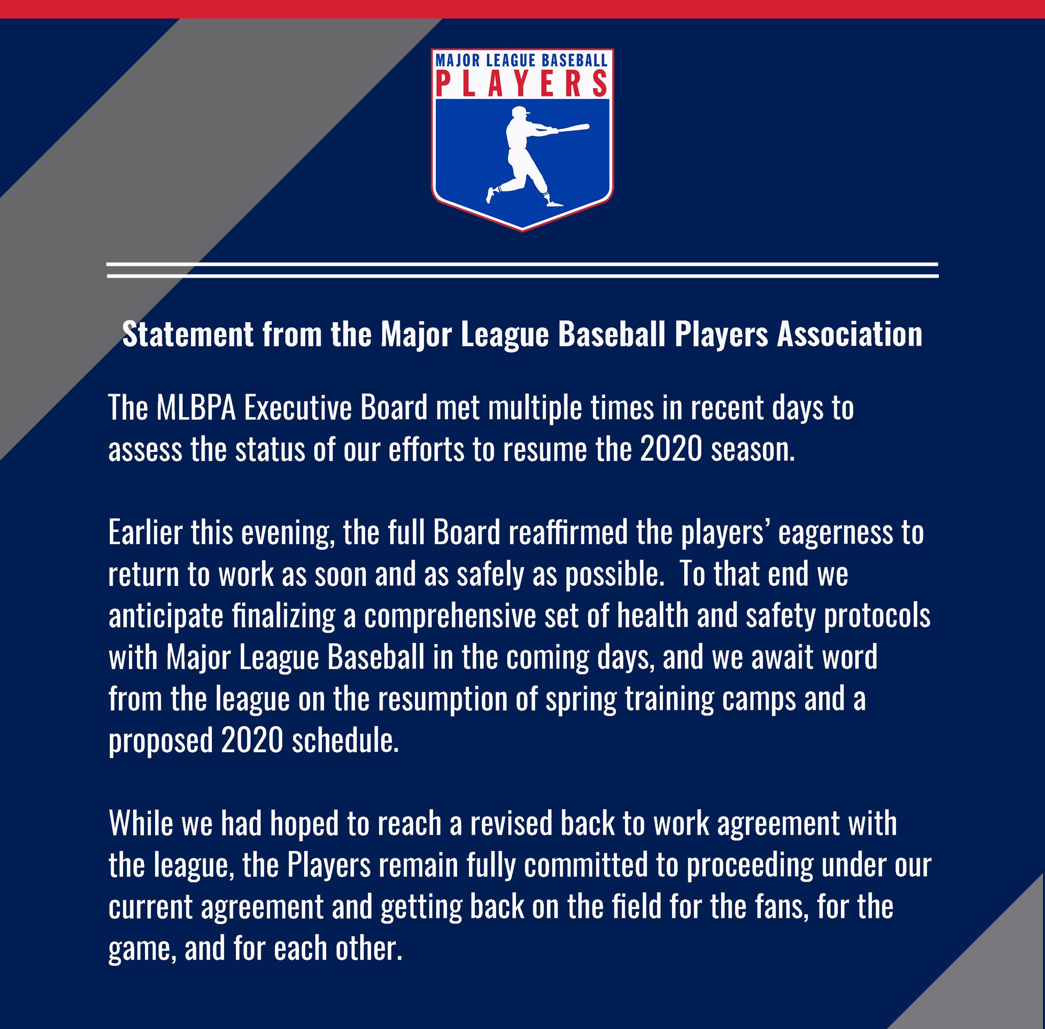 Baseball is a - Major League Baseball Players Association