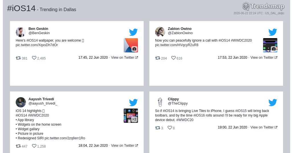 #ios14 is now trending in #Dallas

trendsmap.com/r/US_DAL_didjtc