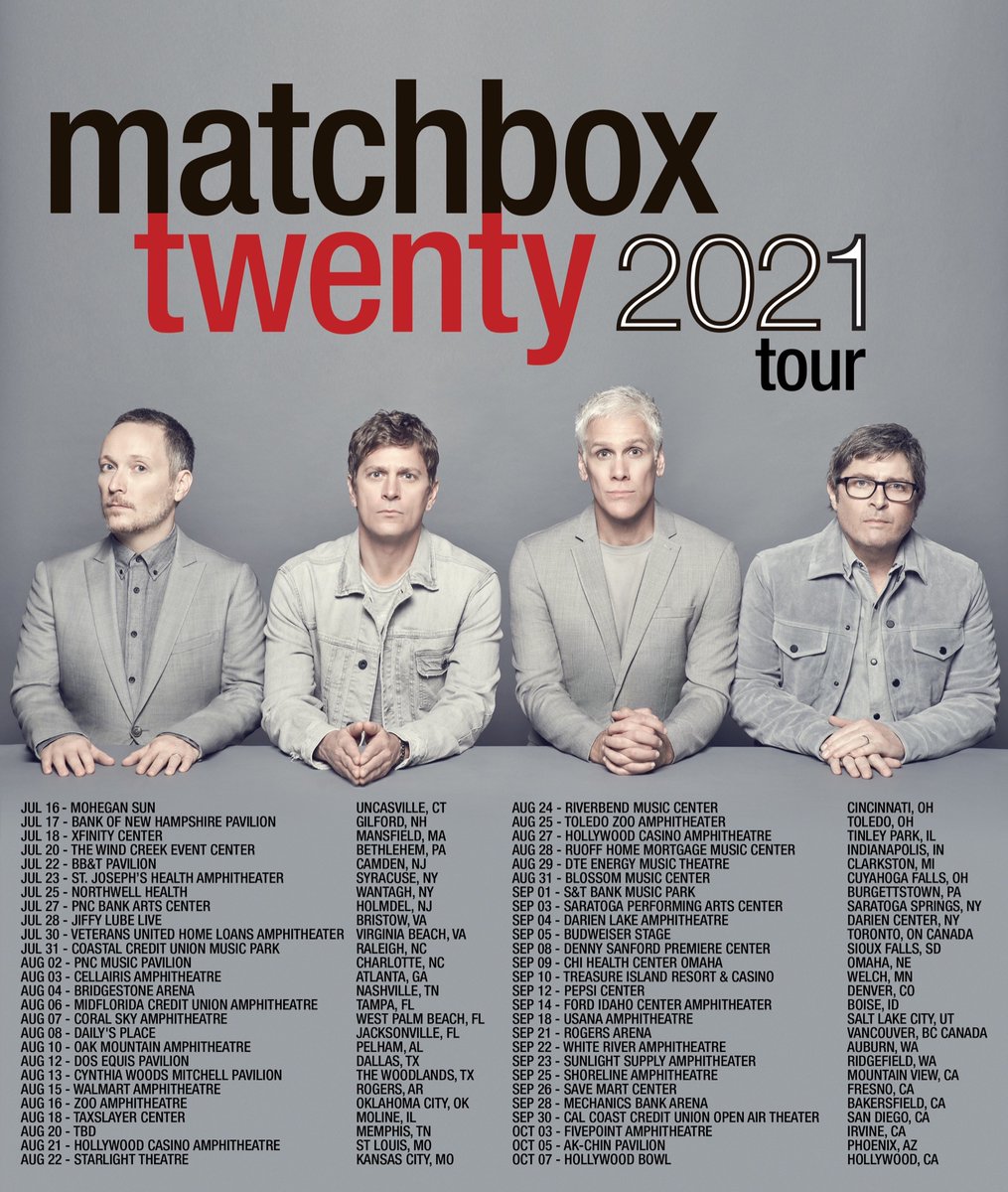 Ok, let’s try this again. #matchboxtwenty