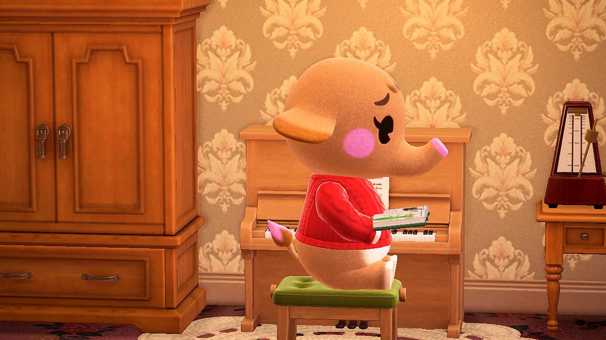 It& #39;s been awhile since I& #39;ve added to this thread butttttt here we go. The villager I found once Lily moved out was ELLIE! I LOVE HER!   #ACNH