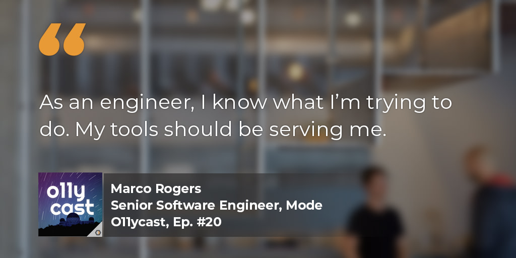 Heavybit (@heavybit) on Twitter photo Don't miss episode 20 of <a href="/o11ycast/">o11ycast: the observability podcast</a> with <a href="/polotek/">Marco Rogers</a> of <a href="/ModeAnalytics/">Mode Analytics</a>. He joins <a href="/mipsytipsy/">Charity Majors</a> and @shelbyspees to discuss lessons learned from his role at Mode and wrangling vast amounts of application data. bit.ly/2UEvm2f Don't miss episode 20 of <a href="/o11ycast/">o11ycast: the observability podcast</a> with <a href="/polotek/">Marco Rogers</a> of <a href="/ModeAnalytics/">Mode Analytics</a>. He joins <a href="/mipsytipsy/">Charity Majors</a> and @shelbyspees to discuss lessons learned from his role at Mode and wrangling vast amounts of application data. bit.ly/2UEvm2f
