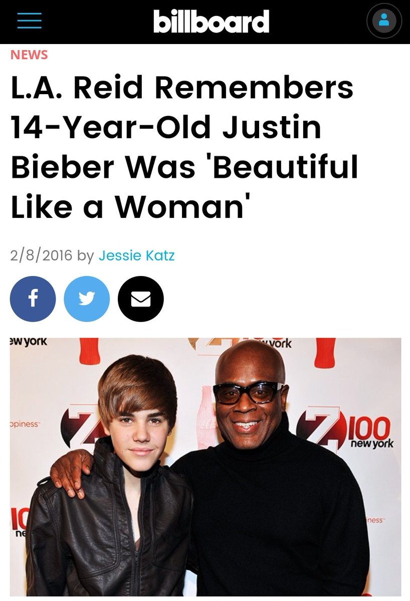 Next is LA Reid who was an executive in Sony who suddenly quit in 2017 because of sexual harrassment accusations. When he met Justin, Justin was 14 yet Reid called him "beautiful like a woman". Reid is one of the people suspected that appear in Justin's Yummy exposing video...