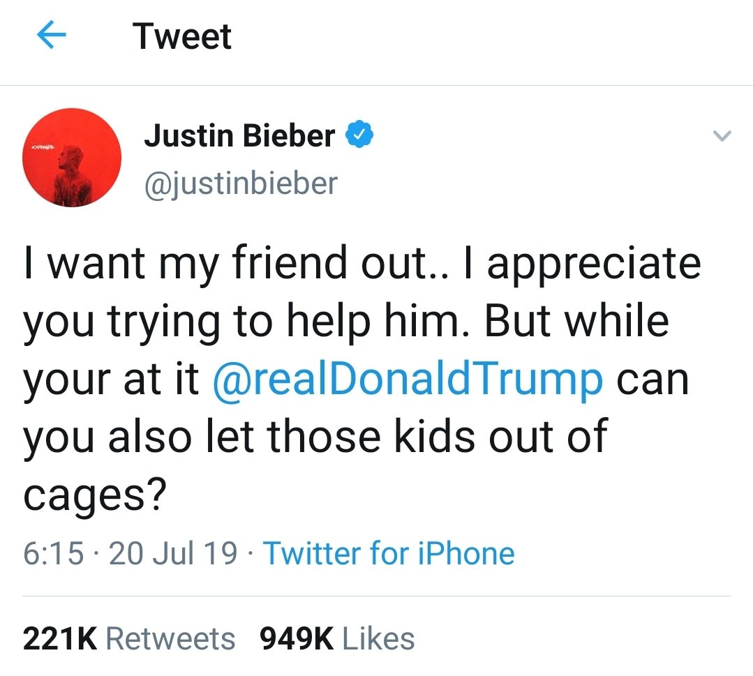 Now here I'm not claiming anything, it's just a theory. Justin can just be decent human being but thousands of kids are "lost" by ICE and it's talked that they are taken by those p3dophilic organisations. Again, this one is just a theory.