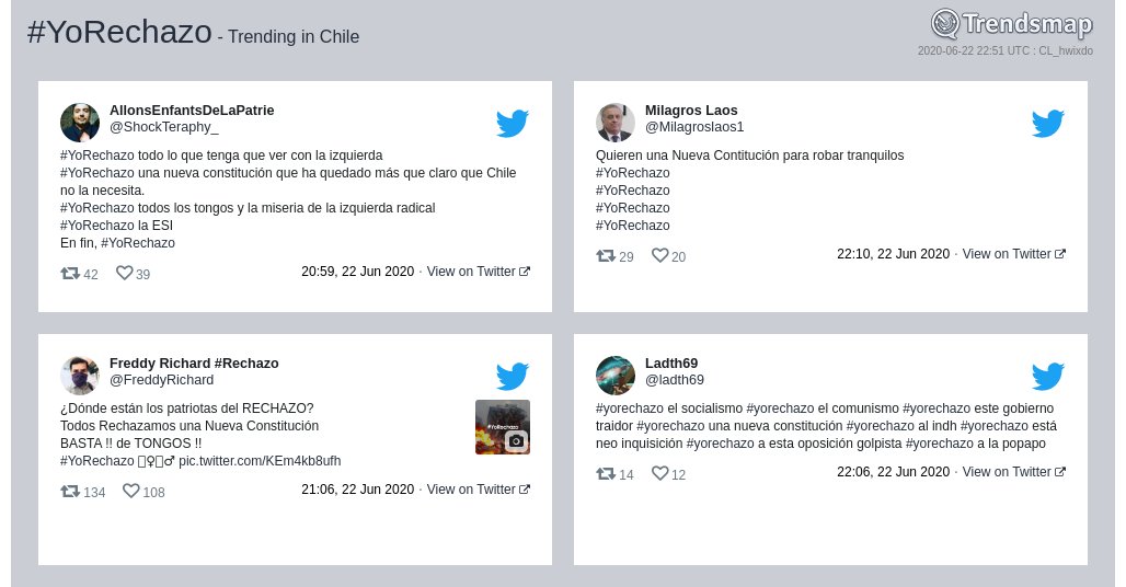 Trendsmap Chile tweet media