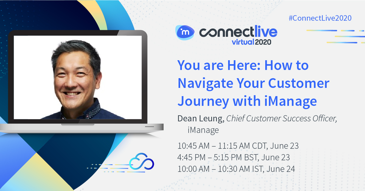 How do you achieve high adoption and satisfaction? Come see my #ConnectLive2020 session to see how our customers to develop our Journeys to help your organization be successful in achieving value for your investment:  #iManage #UserAdoption #CustomerSatisfaction