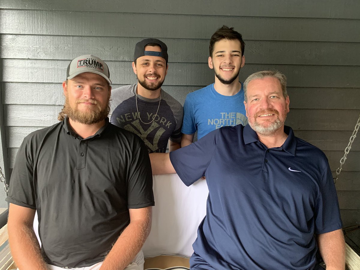 baseBALL_RON's tweet photo. I got to spend Father’s Day with these great guys. I am so proud of each of them and the men they are becoming. I am a lucky dad!  Thanks boys!!! https://t.co/DOlAZBjMJt