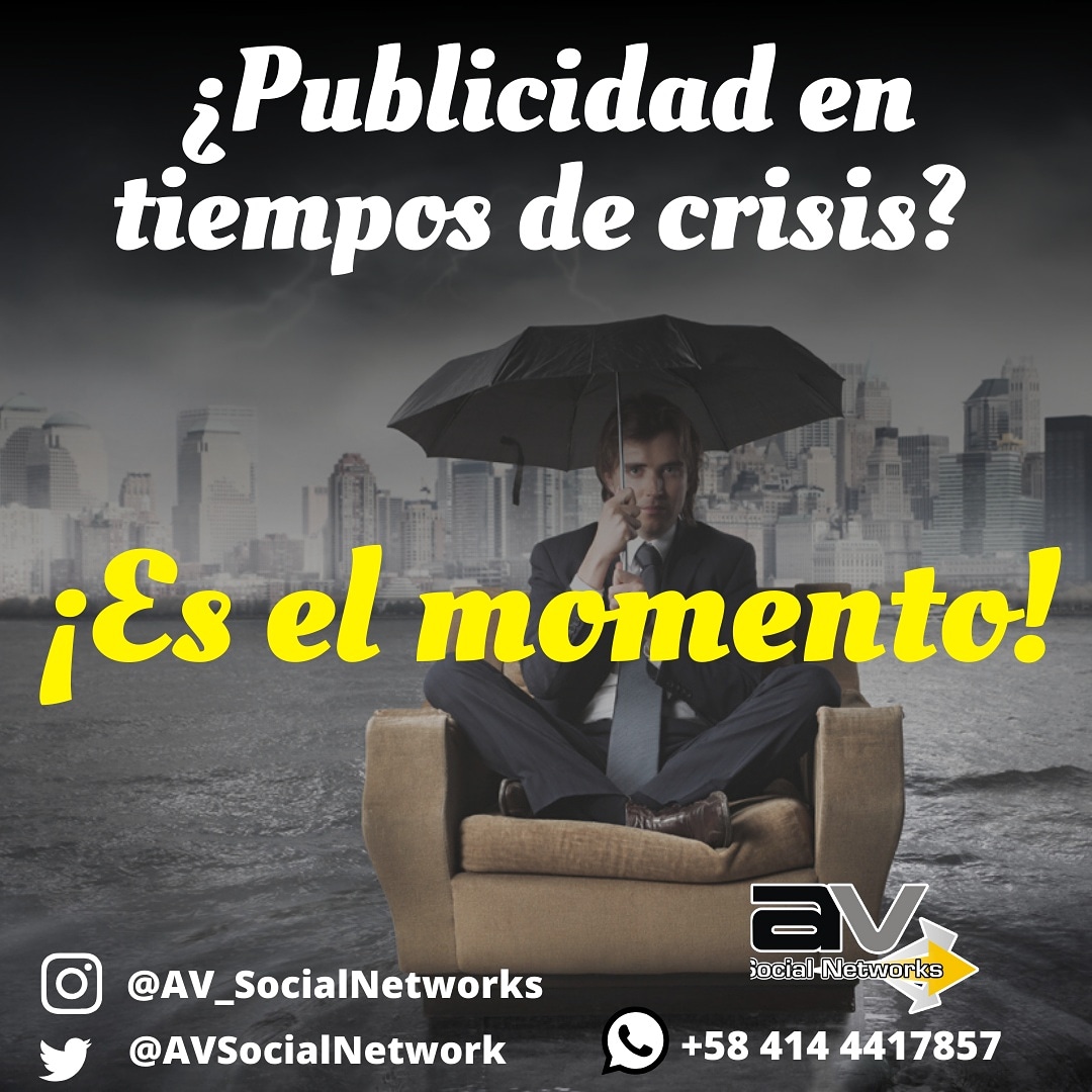 Comunicavaleroe's tweet photo. ¿Publicidad en tiempos de crisis? 

Aquí respondemos está gran interrogante. 
#AVSocialNetworks 👇🏻
https://t.co/J5lLlyf9d6 https://t.co/Azm9MsSCMz