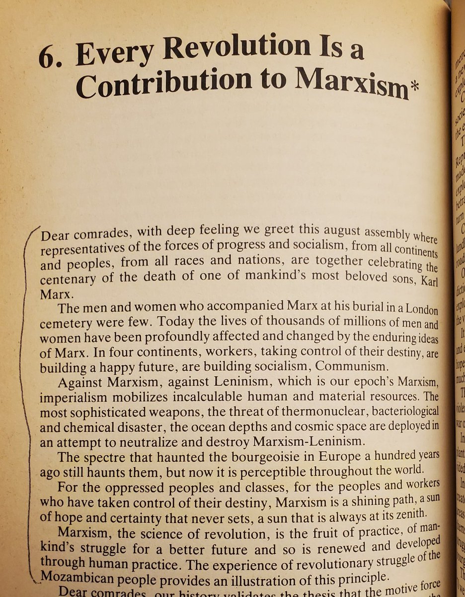 "Every Revolution Is a Contribution to Marxism" by Samora Machel 