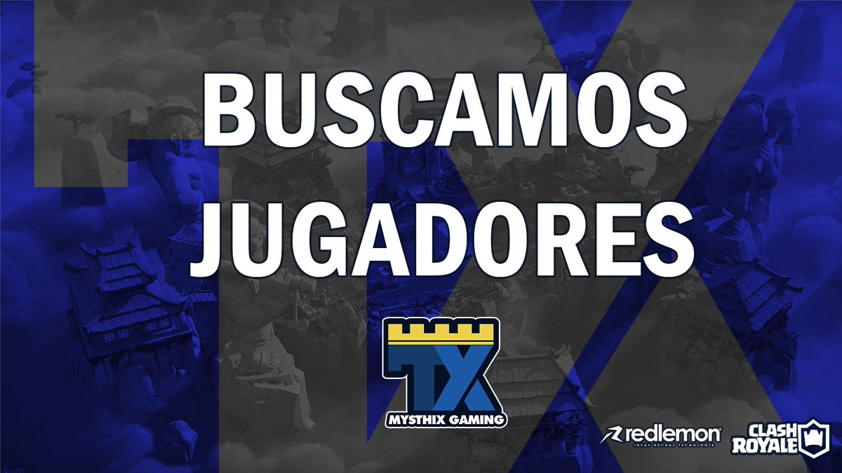 [#ClashRoyale]

Buscamos JUGADORES que estén dispuestos a mejorar y formarte de esta familia 🔹

Requisitos
🔹+16 victorias en desafío🏆
🔹+20k cartas en desafío

Si están interesados no duden enviarnos MD 📩

#gomysthix

@ezteamfinder <a href="/ayudocomunidad/">Ayudamos Comunidad ♥️</a> <a href="/AyudaJugador/">Ayuda Jugador</a>