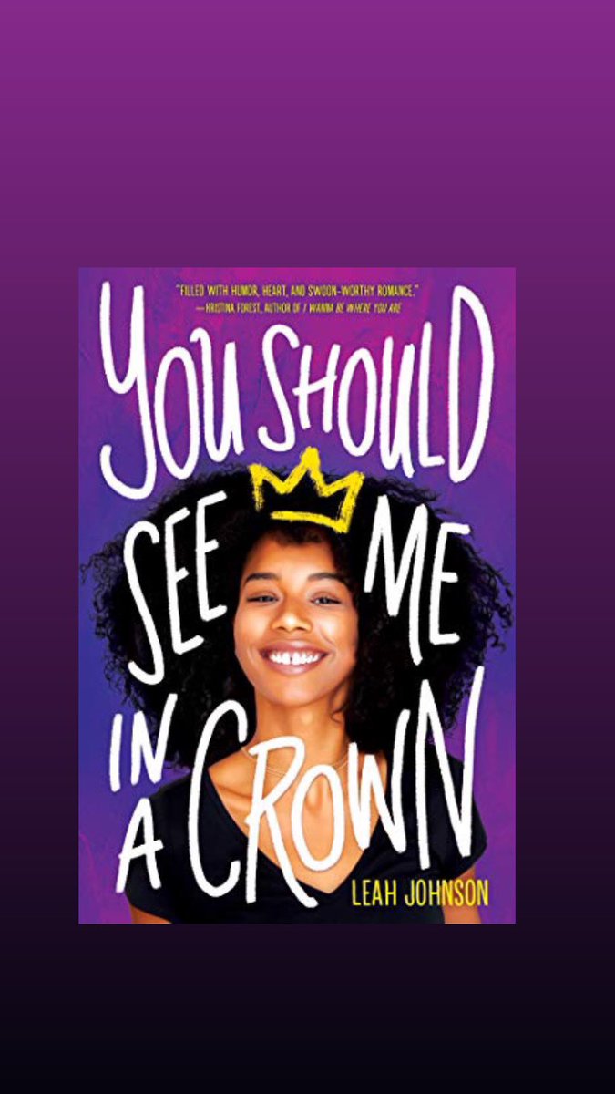 you should see me in a crown by leah johnson!! very cute small town f/f romance. lots of sapphic yearning and portrayal of being a qpoc 