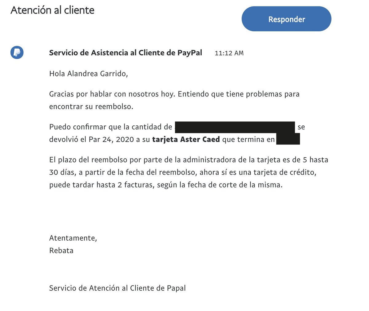 Agarridooo's tweet photo. Hola @PayPalMexico @askpay me preguntaron hace unos días cómo califico su servicio. Les dejo el último mensaje que me mandaron lleno de faltas de ortografía y por supuesto sin ningún avance sobre mi dinero. De nuevo... el peor servicio. No puedo creer que este su servicio. https://t.co/L09o36QP0a