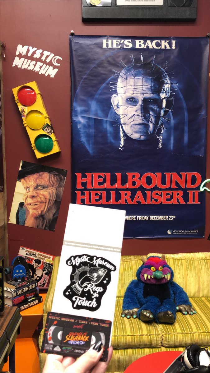 _brattybri's tweet image. I’m so happy I got to spend my bday yesterday at my favorite place 🖤 @SlashbackVideo @TheMysticMuseum