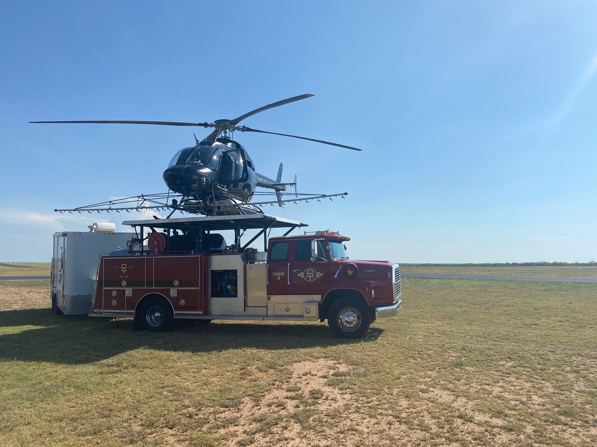 We have touchdown! Helipad in action! #cteverwhere #custom #Ford  #helicopter