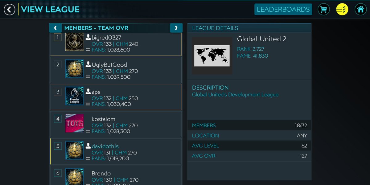 davidothis's tweet photo. @FIFAMobiledaily Need one Player for our league.
128 OVR  and above is most welcome to join. https://t.co/tpRk5cOaV1