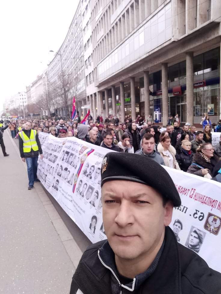 sinisa_jevtic's tweet photo. I ako cu biti opravdano odsutan za proslavu dana boraca za Vidovdan u Beogradu svim srcem bicu uz vas braco po oruzju .
Puna podrska svim veteranima iz ratova 90-99.
 Zivela Srbija!!! https://t.co/52PY8XFtuO