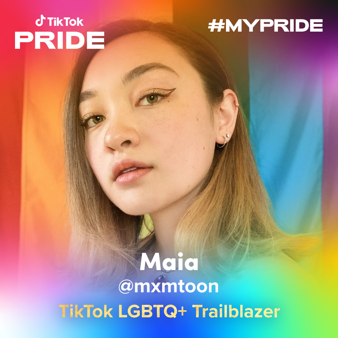 mxmtoon's tweet image. honored to be a @tiktok_us LGBTQ+ trailblazer and to share my story alongside aiming to lift up the voices of other creators as well! #mypride