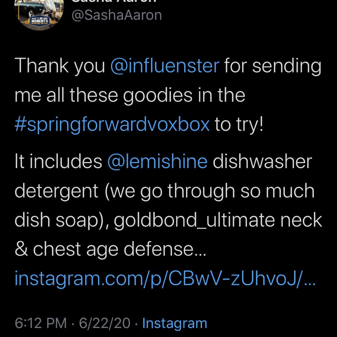 Sasha Aaron tweet media