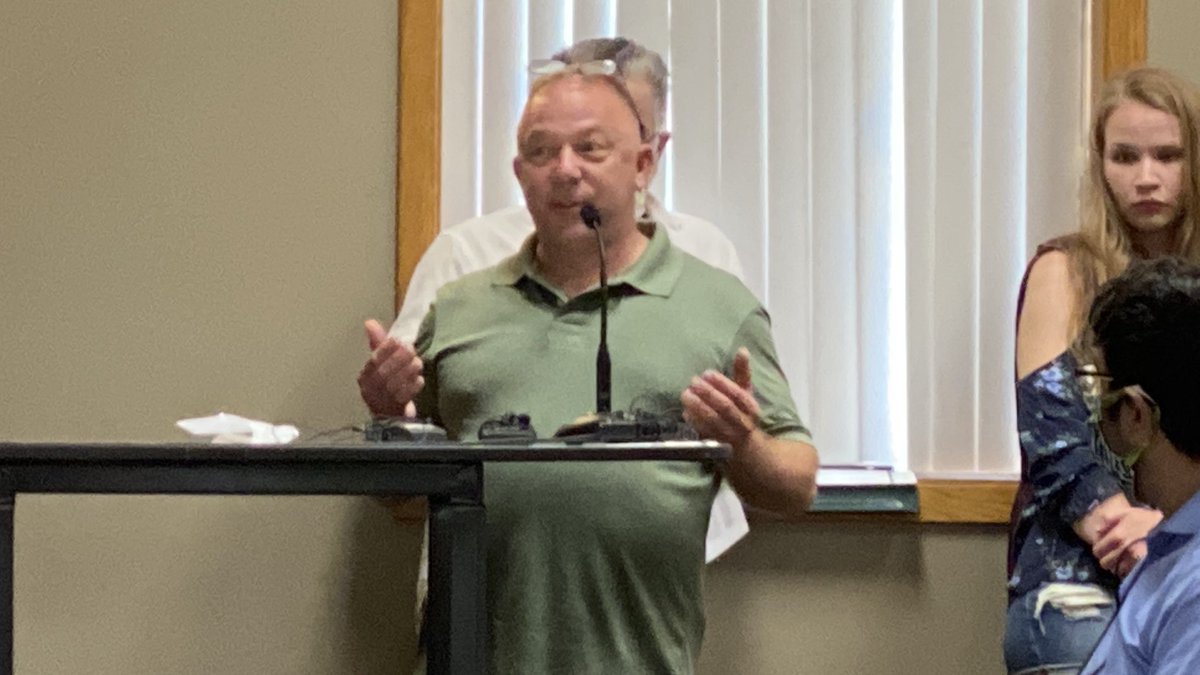 First Speaker: Says Civil War had nothing to do with slavery. He called those wanting statue removed “chicken shits” and “cowards”. He says they should focus on removing statue of Pres. Obama in North Dakota.  @WOODTV
