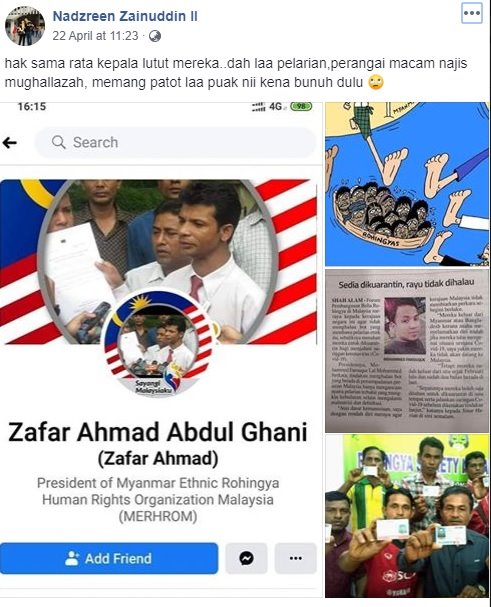 Kemuncaknya, kau akan nampak post-post sebegini di FB. Kenapa sampai level macam ni? Jawapan aku senang, sebab Bubble Konservatif ni terlalu banyak bermain dengan sentiment dan emosi.