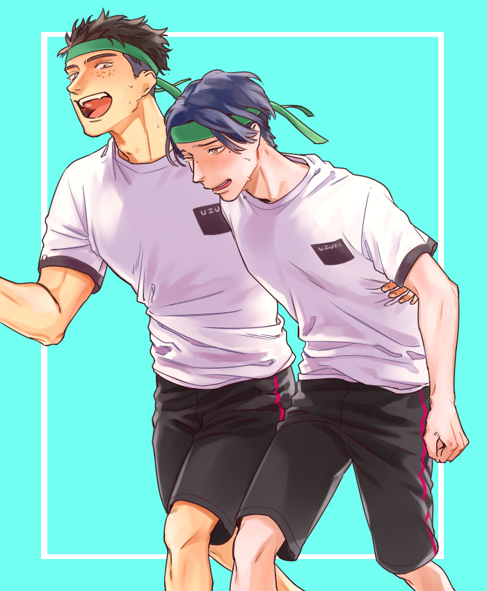 卯月 Uzukitl 漁くんとの二人三脚 卯月高 体育祭 もろもろ確認不足のま 劉政orゲラヲ 多忙 のイラスト