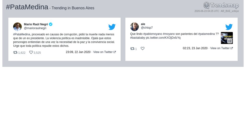#patamedina es ahora una tendencia en #BuenosAires

trendsmap.com/r/AR_BUE_xnfeye