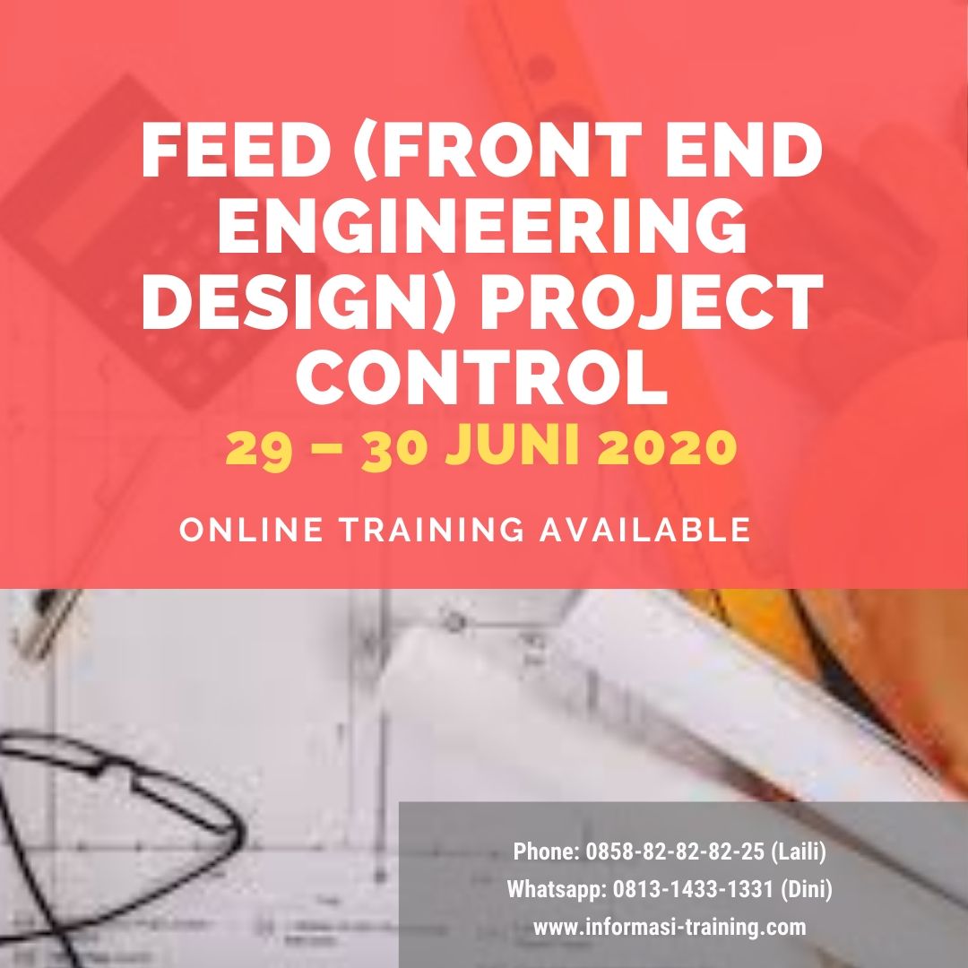 wartatraining's tweet image. FEED (Front End Engineering Design) PROJECT CONTROL TRAINING
29 – 30 Juni 2020 Online Training
informasi-training.com/feed-front-end…

Phone: 0858-82-82-82-25 (Laili)
Whatsapp: bit.ly/WartaTraining.…

#feed #feedengineering #feedprojectcontrol #onlinetraining #wartatraining #informasitraining