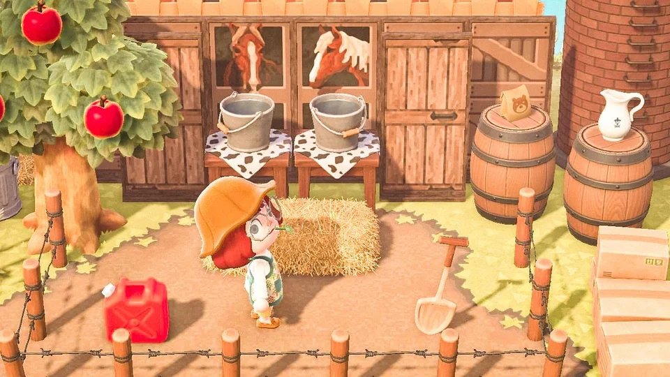 195. Bienvenue à l'écurie ! (Source :  https://www.reddit.com/r/AnimalCrossing/comments/hcd65j/im_back_with_another_post_this_time_sharing_a/)(Code motif :  https://horizons-fan.fr/motifs/?page=1&motif=467/#467)