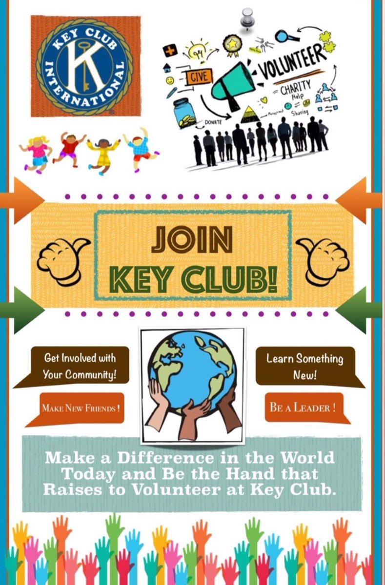 ChantillyKey's tweet photo. We would like to announce a congratulations to Chantilly High School Key Club for winning 1st place in the Digital Poster Contest designed by our president, Sara Awad, at DCON last year! #joinkeyclub https://t.co/9OkR3QLWe2