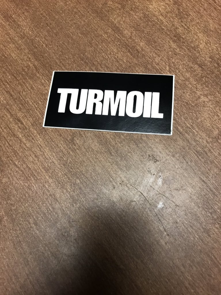 donaldsimonsdo1's tweet photo. I have turmoil sticker!! https://t.co/oiA19z0IaO