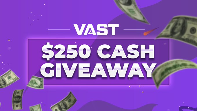 VastGG's tweet photo. ⏰ Time is running out to get in on this $250 Cash #Giveaway! Don't miss out!

🤳 Like &amp; RT
💬 Reply with #VastCash
🥰 Follow @VastGG

⬇ Enter Here ⬇
https://t.co/AODYSNEuPo https://t.co/q9Upfekns7