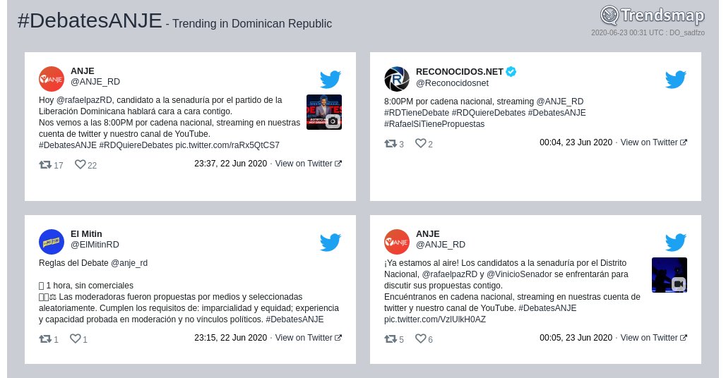 #debatesanje es ahora una tendencia en Dominican Republic

trendsmap.com/r/DO_sadfzo