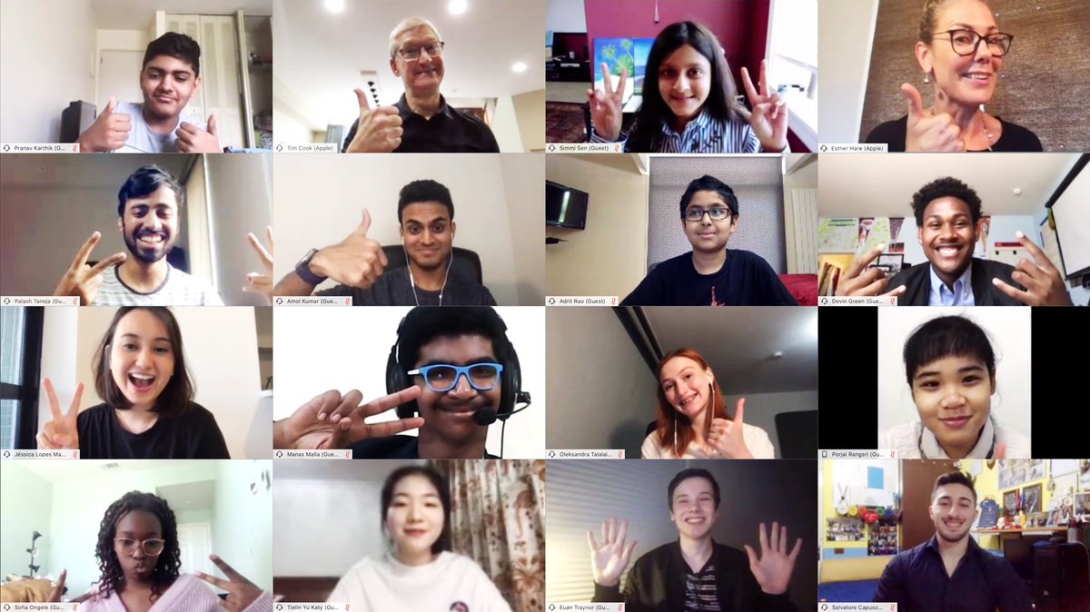 This year’s #WWDC20 student developers are creating apps that do incredible things like help prepare for pandemics, reduce our carbon footprints and connect victims of sexual assault with resources they need. Amazing to see how they’re dreaming big and changing the world.