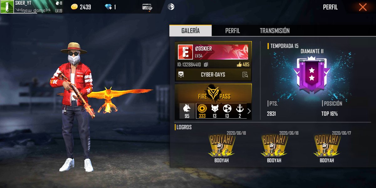 DznSkier's tweet photo. Lo bueno es que @freefirelatino no banea injustamente 🤧.
Ahí sale mi ID por si quieren checar mis estadísticas son super normales, en ningún modo paso del 20% de tiros a la cabeza y mi KD es de 1.29. https://t.co/kT4EkGSb8p