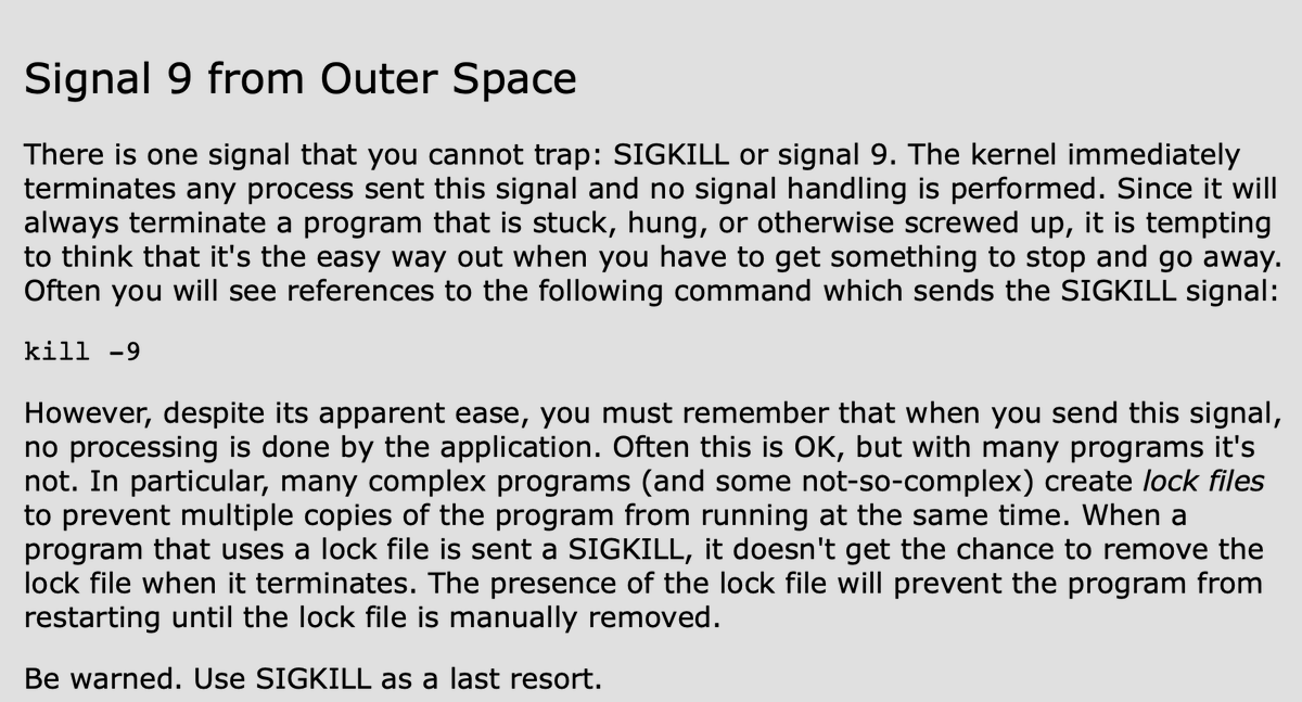 JulianFrancoR's tweet photo. #Signals #SIGKILL kill -9 https://t.co/EgMskx2pem