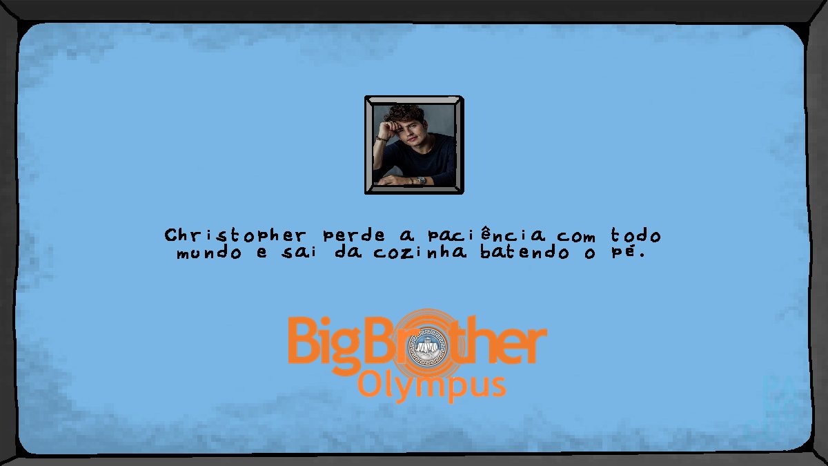 NovosRPG's tweet photo. Mais tarde foi a vez do outro filho de ares se enfurecer ao ser indagado do por que seu parceiro estava sozinho.
Chris se isolou na academia para se acalmar. https://t.co/yf7YD7sfIj