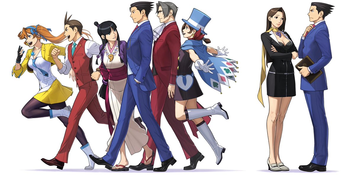 ace attorney case poll results!!!we had 1226 points total, thanks to voting...